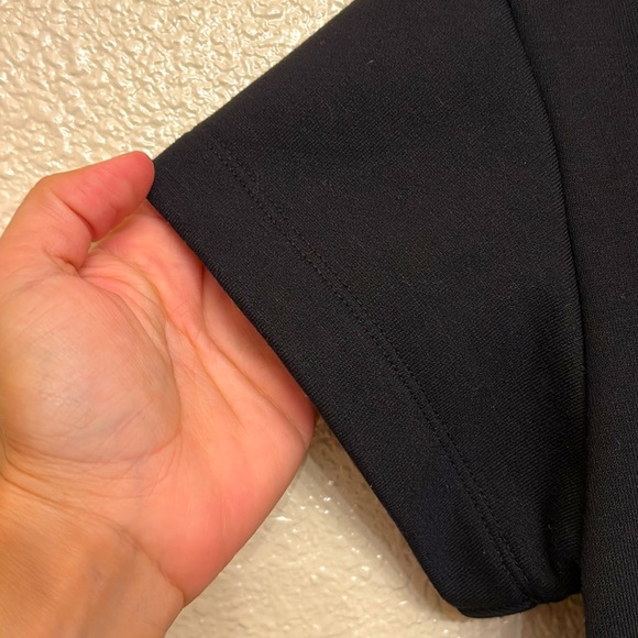 Athleta Sedona Sweatshirt Dress Black- Size Small - Picture 9 of 9